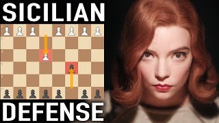 Play the Sicilian Defense like Beth Harmon [upl. by Anelas]