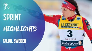 Skistad makes backtoback Sprint wins  Falun  FIS Cross Country [upl. by Twitt]