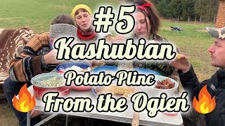 5 Kashubian Potato Plinc From the Ogień  Kaszubski Placek Ziemniaczany z Ogniska [upl. by Dnyletak443]