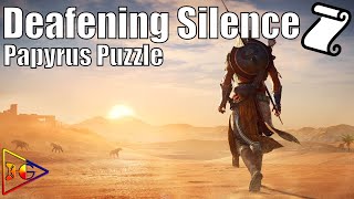 Assassin’s Creed Origins  Papyrus Puzzle  Deafening Silence [upl. by Soble]