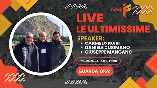 Live quotLe ultimissimequot del Convegno 5 Gennaio 2024 [upl. by Robet]