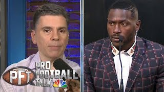 Will Antonio Brown actually hold Raiders WRs accountable  Pro Football Talk  NBC Sports [upl. by Saihttam714]