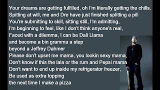 Eminem  Must Be The Ganja lyrics HD [upl. by Jenna204]