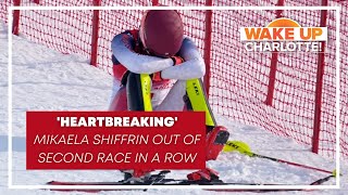 Heartbreaking Mikaela Shiffrin out of second race in a row [upl. by Imorej]