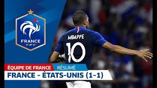 Équipe de France FranceÉtatsUnis 11 le résumé vidéo I FFF 2018 [upl. by Ella999]