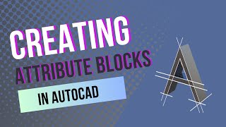 AutoCAD Attribute Blocks The Easy Way to Add Dynamic Text to Your Blocks [upl. by Bonney186]