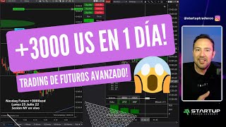 ✅ 3000usd EN 1 DÍA CON MICRO NASDAQ Trading de Futuros en NinjaTrader Sí es posible [upl. by Elayor]