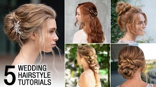 5 Wedding Hairstyle Tutorials  How to Style Hair for Formal Events  Kenra Professional [upl. by Jezreel]