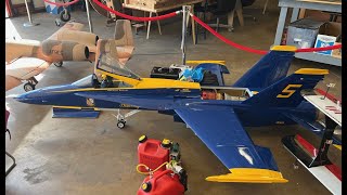 Remote Control Demo F18 Blue Angel New Garden Flying Field 062524 [upl. by Ardekan]