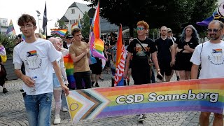 Statements zum CSD in Sonneberg [upl. by Nelrac]