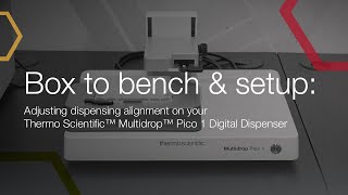 Adjusting dispensing alignment on your Thermo Scientific Multidrop Pico 1 Digital Dispenser [upl. by Akimert818]