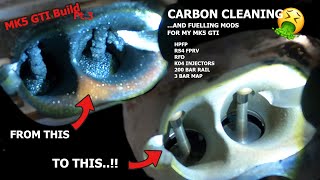 CARBON CLEANING and Fuel Mods on the VW Mk5 GTI  TFSI [upl. by Suiddaht]