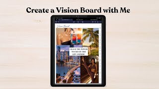 Create a Vision Board with Me [upl. by Ahcurb]