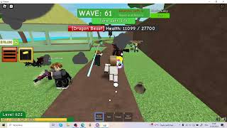 beating 61 wave Dragon Beast boss in zombie attack [upl. by Sullecram183]