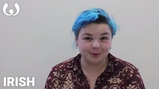 WIKITONGUES Sorcha speaking Irish [upl. by Boykins]