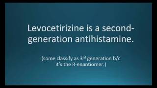 How to pronounce levocetirizine Xyzal Memorizing Pharmacology Flashcard [upl. by Darum]