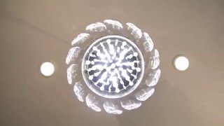 Fanzart  Venetian  Fandelier Crystal Ceiling Fan [upl. by Thema]