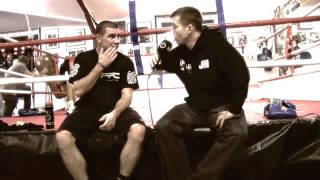 JOHNNY GARTON INTERVIEW FOR iFILM LONDON  iBOX GYM EXCLUSIVE [upl. by Yaj]