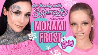 GET READY WITH SUGARPILL ❤ MAKEUP TUTORIAL ft MONAMI FROST amp GABY [upl. by Ellimac579]