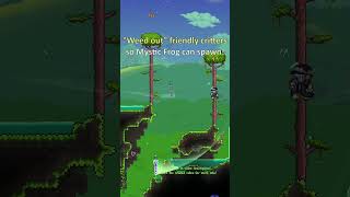 How to find Mystic Frog in Terraria for a Town Slime easily ─ Its not that difficult shorts [upl. by Roots]