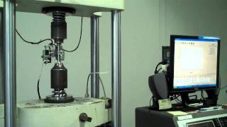 Tensile Testing a Stainless Steel Tensile Specimen [upl. by Eads]