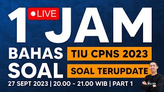 BAHAS SOAL CPNS 2023 TIU [upl. by Natanoj]