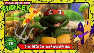 Giant NECA Cartoon Raphael Review [upl. by Yttak]