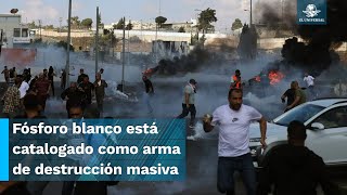 ¿Qué es el fósforo blanco químico prohibido que acusan Israel ha usado contra Gaza [upl. by Ayota]