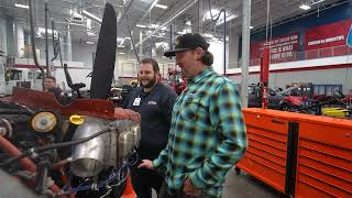 Vaughn Gittin Jr Learns Something Different in UTI’s AampP Lab  UTI [upl. by Kobylak262]