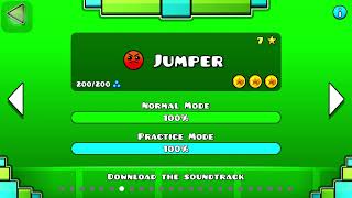 Jumper  Geometry Dash VERSION 22 ALL COINS 100 [upl. by Robinson]