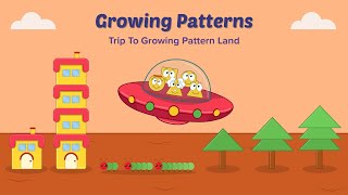 Math Story  Growing Patterns  Trip To Growing Pattern Land  Bed Time Story  Maths  Math Lessons [upl. by Audras64]