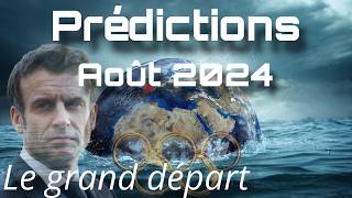 Prédictions AOUT 2024  Monde  France  JO  MACRON  Tout se bouscule [upl. by Mercer788]