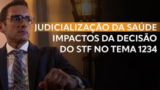 Tema 1234 STF Impactos na Judicialização da Saúde [upl. by Klinges804]