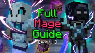 Full Mage Guide Part 1 Floors 15  Hypixel Skyblock [upl. by Yclek28]