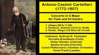 Antonio Casimir Cartellieri 17721807  Concerto in G Major for Flute and Orchestra [upl. by Juliette783]