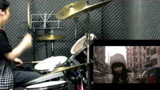 Drum cover「HIGH and MIGHTY COLOR  辿り着く場所」02122010 [upl. by Eixel377]