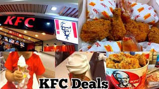 KFC Deals 2023  KFC Family Deals  KFC Menu Review  KFC Family Restaurant khana hi khana [upl. by Kurman]