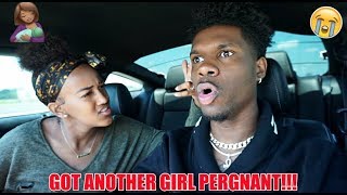 I GOT ANOTHER GIRL PREGNANT PRANK ON GIRLFRIEND [upl. by Sueaddaht]