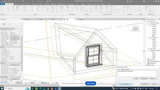 Creation of Dormer Opening over a Roof  Revit Architecture [upl. by Naehs]