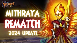 Mithraya Boss Rematch  Wizard101 2024 Update [upl. by Mylander]