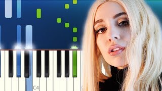 Ava Max  So Am I Piano Tutorial [upl. by Knowland]