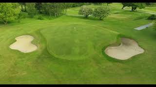 Bromborough Golf Club 13th hole flyover 4K [upl. by Yhprum]