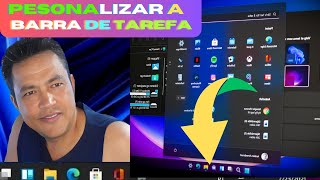 Como acessar as configurações e personalizar a barra de tarefa no Windows 11 [upl. by Ahsema]