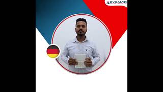 Delivered Germany Study Visa to Ravi Pal  Pyramid eServices  Study Visa Consultant  Germany Visa [upl. by Ahsemo]