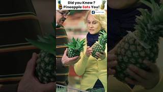 Did You Know Pineapple Eats You 🍍😱 shorts trendingshorts pineapple [upl. by Weksler993]