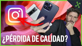 Android y iOS vs LAS REDES ¿Cuál pierde más calidad [upl. by Novit253]