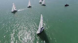 2022 470 Junior Worlds  Race 6 drone footage [upl. by Perrin]