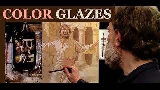 How to Add Color Glazes in Acrylic to Your Grisaille [upl. by Desiree]