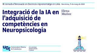 Integració de la IA en l’adquisició de competències en Neuropsicologia  UOC [upl. by Ahsielat]