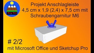 Anschlagleiste für den Arbeitstisch 2 [upl. by Ehc]